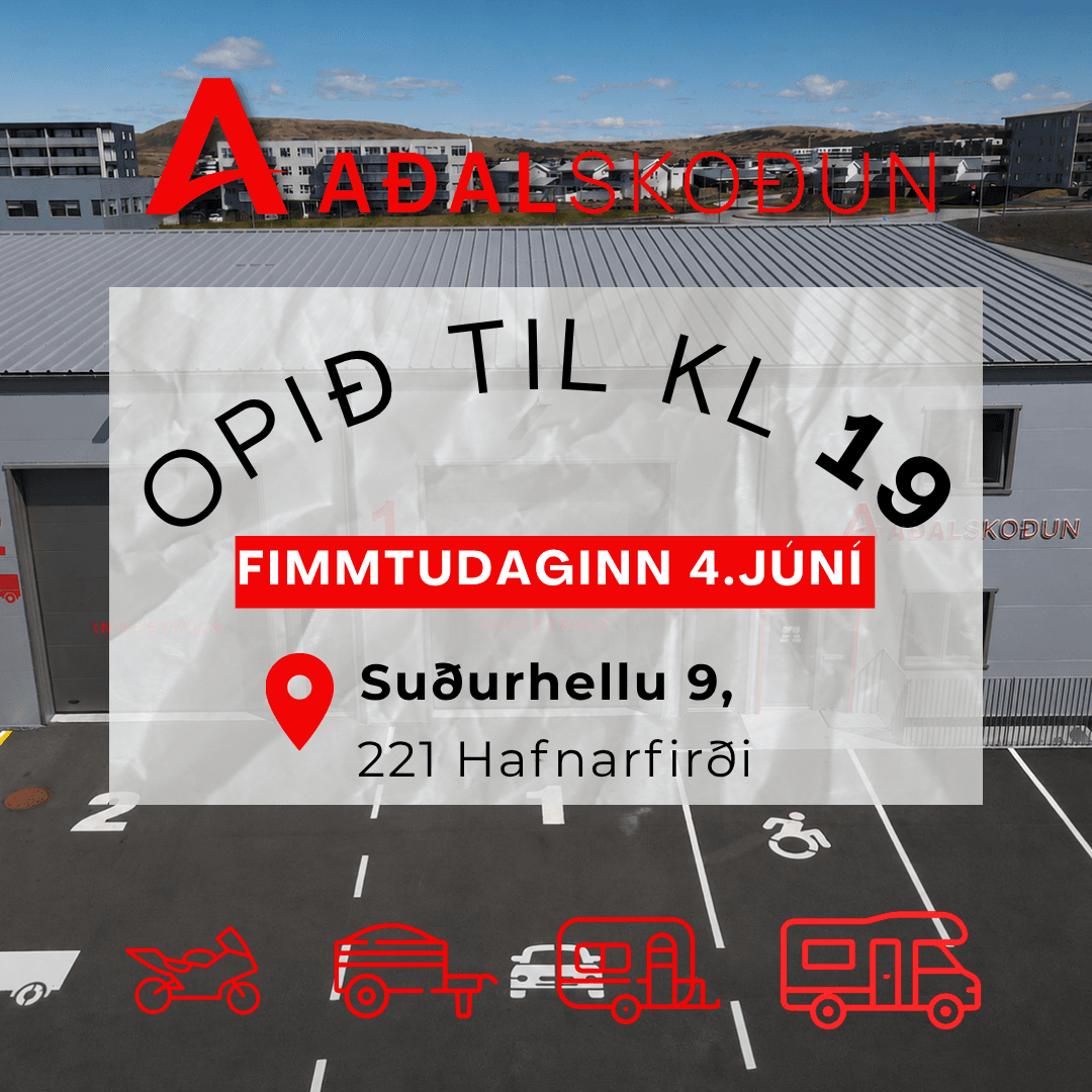 Fimmtudaginn 4. júní er opið til kl. 19 á Suðurhellu 9
